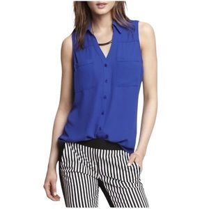 Express Portofino Slim Sleeveless Shirt